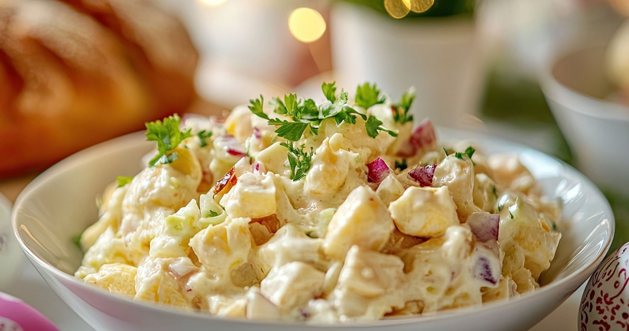 Smaczna sałatka na wielkanocny stół /ingfakrapee /123RF/PICSEL