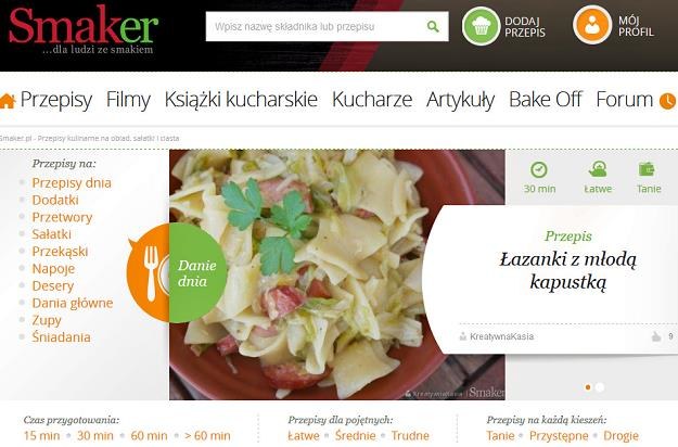 Smaker.pl jest największym polskim serwisem kulinarnym /INTERIA.PL