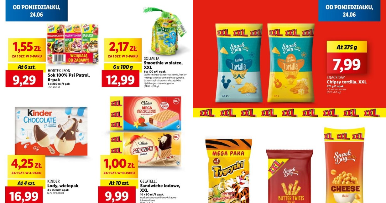 Smakołyki XXL również w promocji! /Lidl /INTERIA.PL