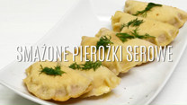 Smażone pierożki serowe