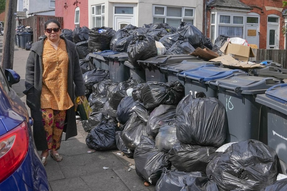 Śmieci na ulicach Birmingham /Rex Features/Ioannis Alexopoulos/LNP/Shutters /East News
