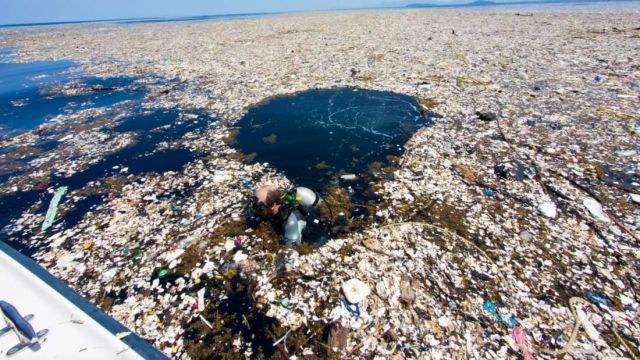 Śmieci w Morzu Karaibskim. Fot. Caroline Power /Zmianynaziemi.pl