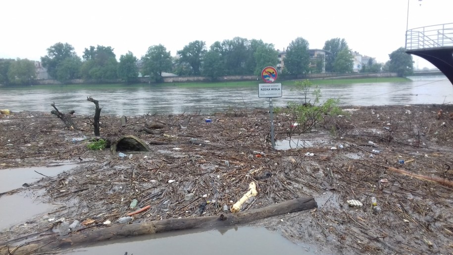 Śmieci w Wiśle /Przemek Błaszczyk /RMF MAXX