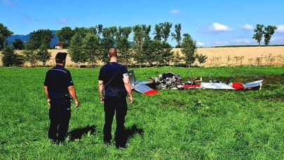 ​Śmierć dwóch mężczyzn po katastrofie samolotu. Prokuratura w Żywcu bada przyczyny