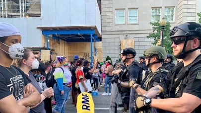 Śmierć George'a Floyda. Przed Białym Domem może protestować nawet 100 000 ludzi 