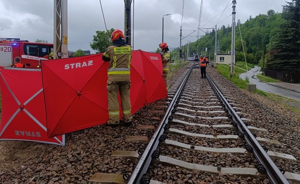 Śmierć na torach. Pociąg potrącił kobietę w Białym Dunajcu