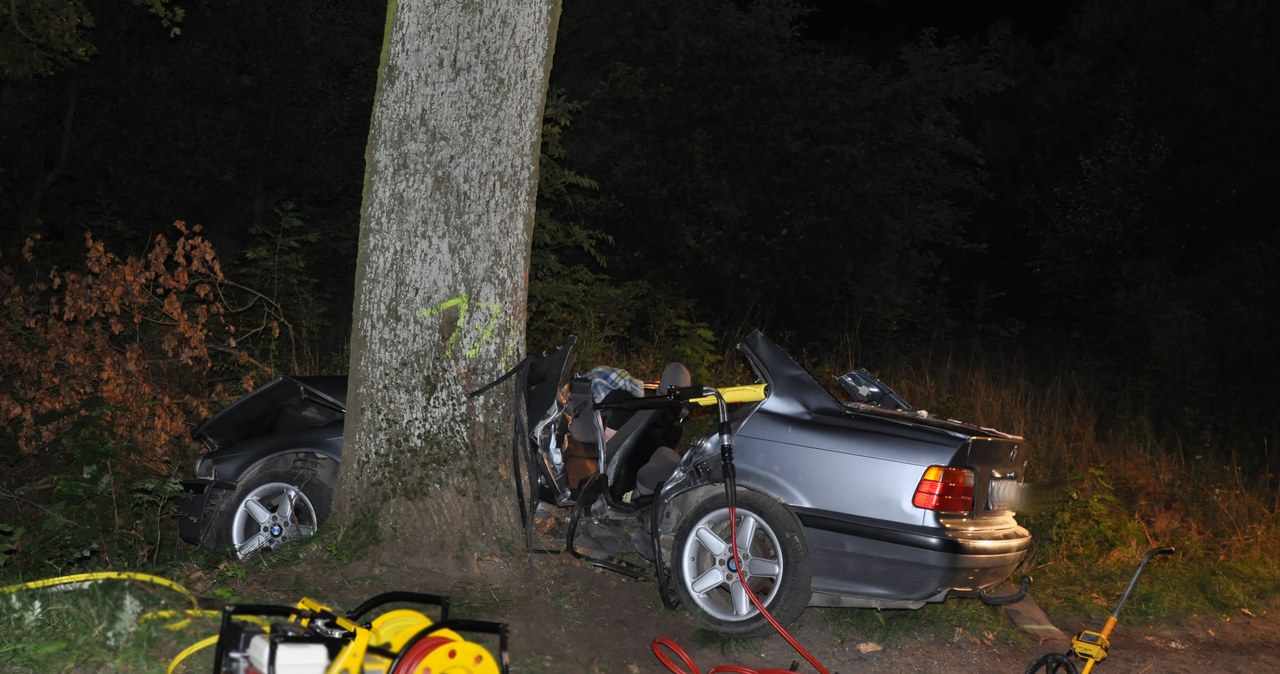 Śmierć w bmw /Policja