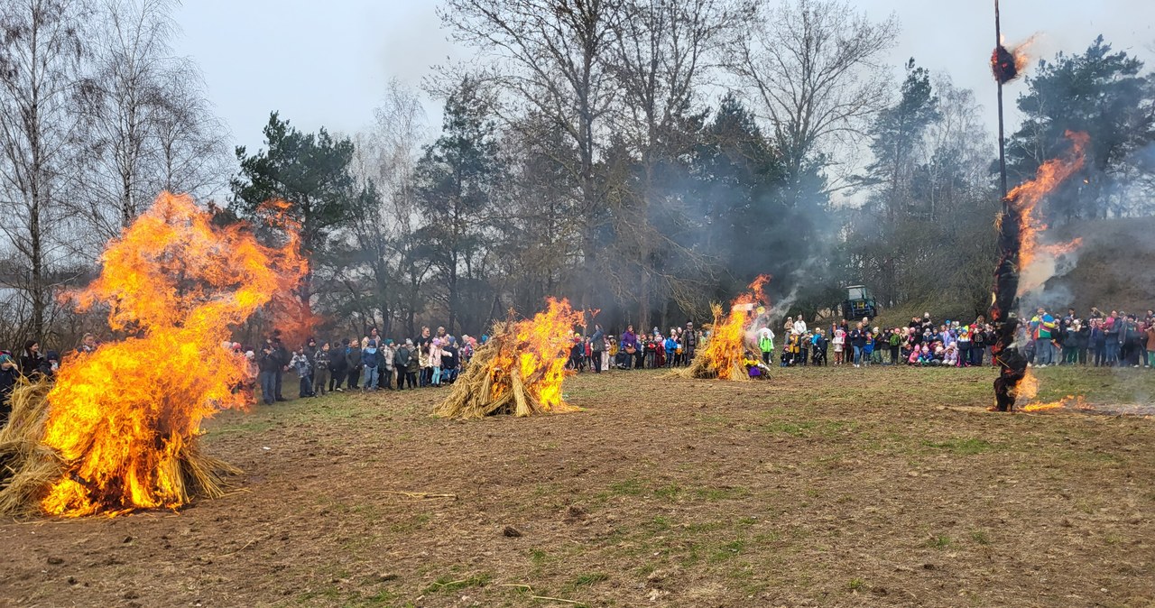 Śmiercicha spalona w Dziekanowicach