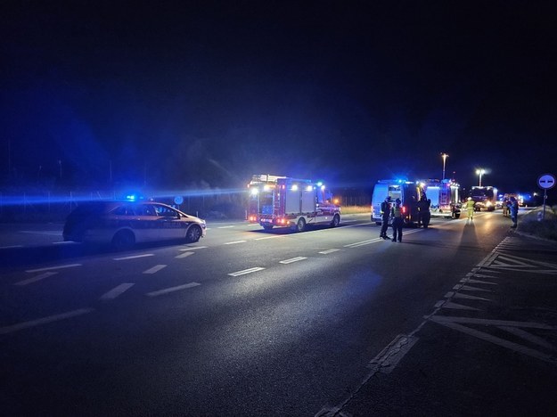 Śmiertelne potrącenie rowerzysty we Wrocławiu. Policja szuka sprawcy /Komenda Miejska Państwowej Straży Pożarnej we Wrocławiu /Facebook