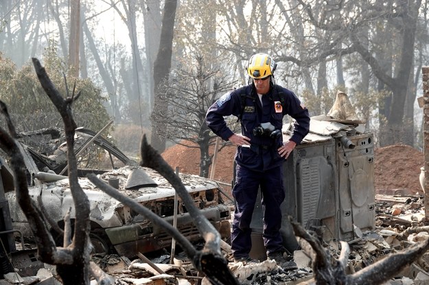 Śmiertelne pożary w Kalifornii: Bilans ofiar wzrósł do 88 / 	Wu Xiaoling /PAP/Photoshot