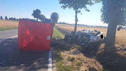 Śmiertelny wypadek koło Płocka. Nie żyje 23-latek