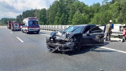 Śmiertelny wypadek na A4. Zderzyły się dwie osobówki