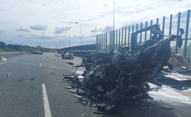 Śmiertelny wypadek na autostradzie A4. Lądował śmigłowiec LPR