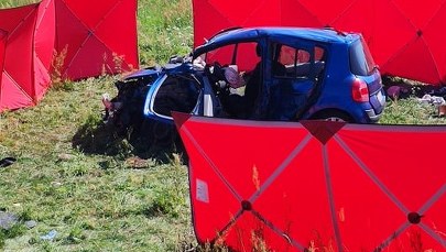 Śmiertelny wypadek na DK74. Kierowca nie ustąpił pierwszeństwa przejazdu