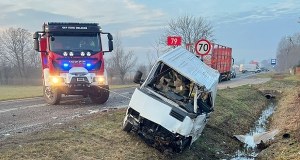 Śmiertelny wypadek na drodze. Nie żyje kierowca busa