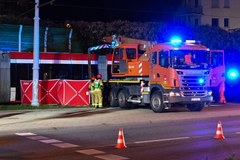 Śmiertelny wypadek na pętli tramwajowej w Gdańsku. Galeria