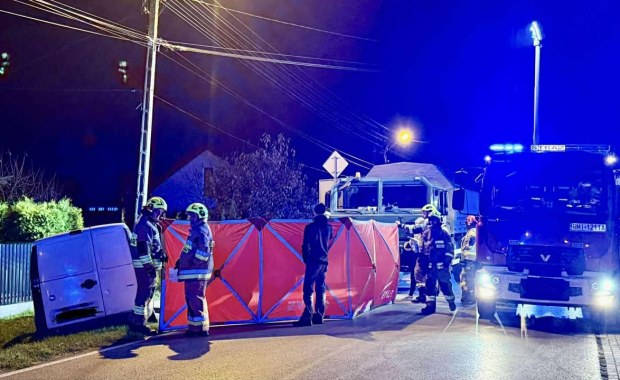 ​Śmiertelny wypadek na Podkarpaciu. Kierowca fiata uderzył w przepust