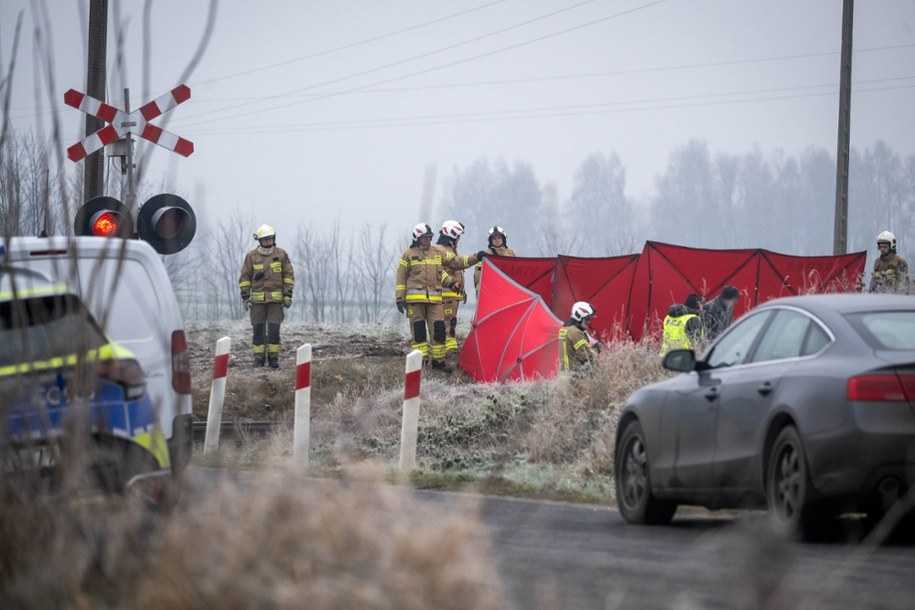 Śmiertelny wypadek na torach w miejscowości Lubania-Lipiny /Tytus Żmijewski /PAP