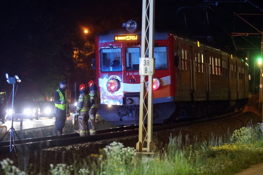 Śmiertelny wypadek na torach w Poroninie /Grzegorz Momot /PAP