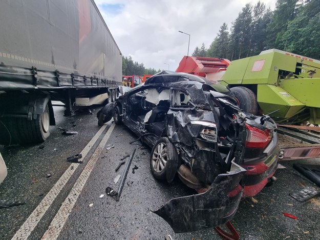 Śmiertelny wypadek w Brzesku /Policja Małopolska /Policja