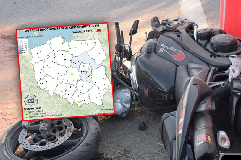 Śmiertelny wypadek w Chabówce. Młody motocyklista nie miał szans /Policja /Policja