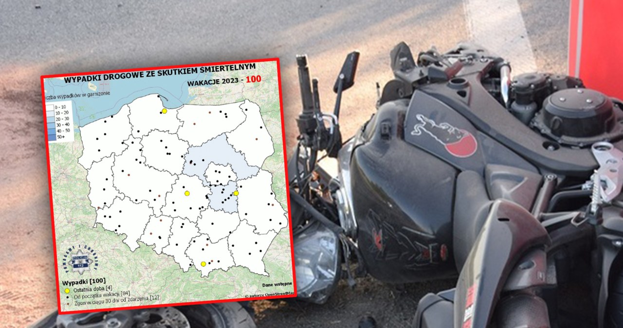 Śmiertelny wypadek w Chabówce. Młody motocyklista nie miał szans /Policja /Policja