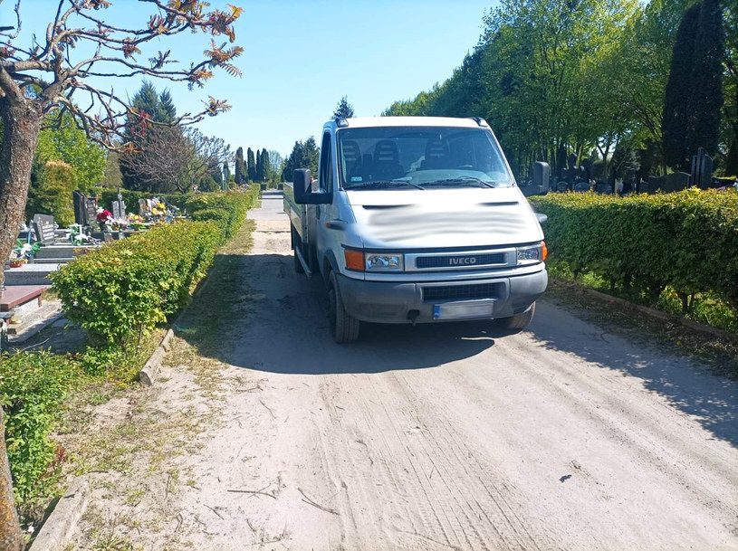 Śmiertelny wypadek w Iławie /Polska Policja /materiał zewnętrzny