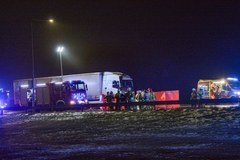 Śmiertelny wypadek w Karczowie. Auto zderzyło się z ciężarówką 