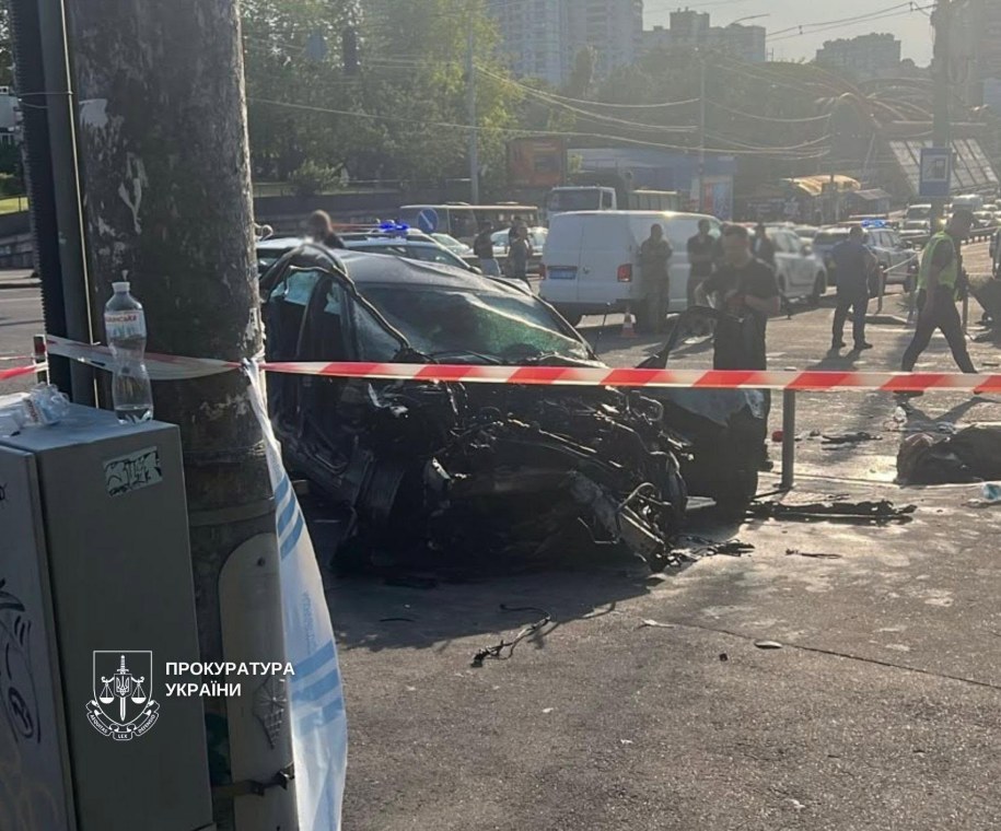 Śmiertelny wypadek w Kijowie (fot. Prokuratura miejska w Kijowie) /