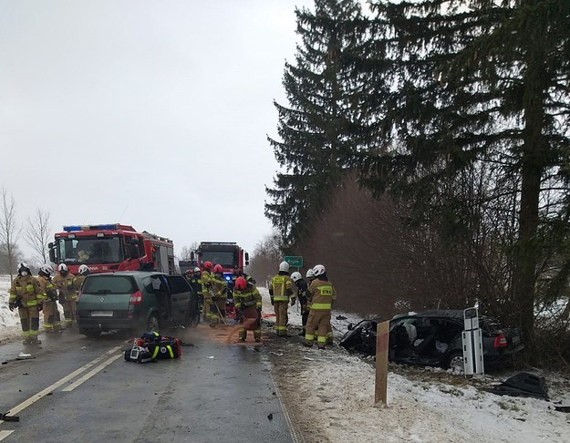 Śmiertelny wypadek w Kupinie / fot. KMP w Elblągu /Policja