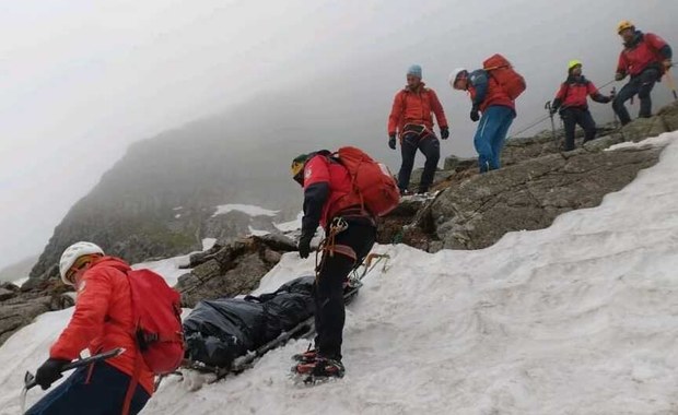 Śmiertelny wypadek w Tatrach. Turysta spadł z dużej wysokości