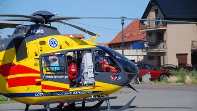 Śmigłowce LPR w akcji po eksplozji w warsztacie