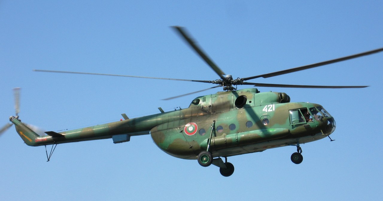 Śmigłowiec Mi-17 w bułgarskich barwach /Wikipedia