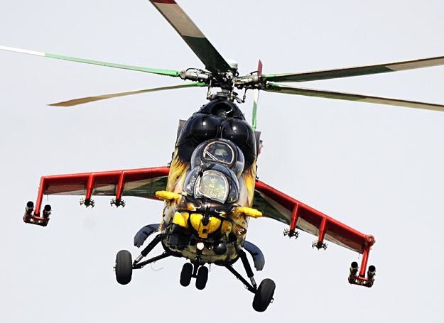 Śmigłowiec Mi-24 w barwach lotnictwa Węgier /AFP