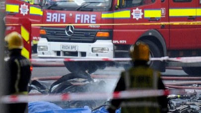 Śmigłowiec runął na ziemię w Londynie. Zginęły dwie osoby [FILMY]