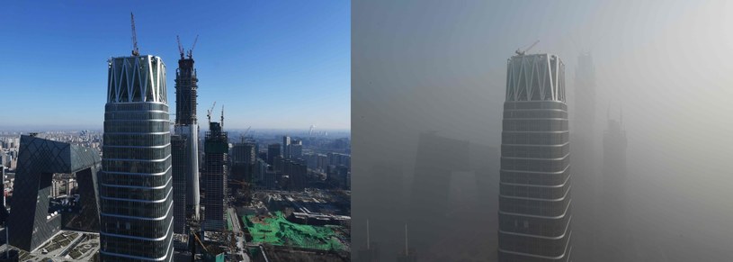 Smog doprowadził do zamknięcia autostrad i odwołania lotów w Chinach /AFP