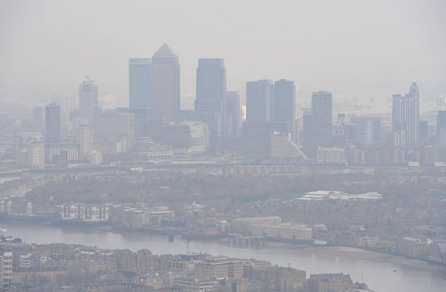 Smog nad Londynem / 	Nick Ansell /PAP/EPA