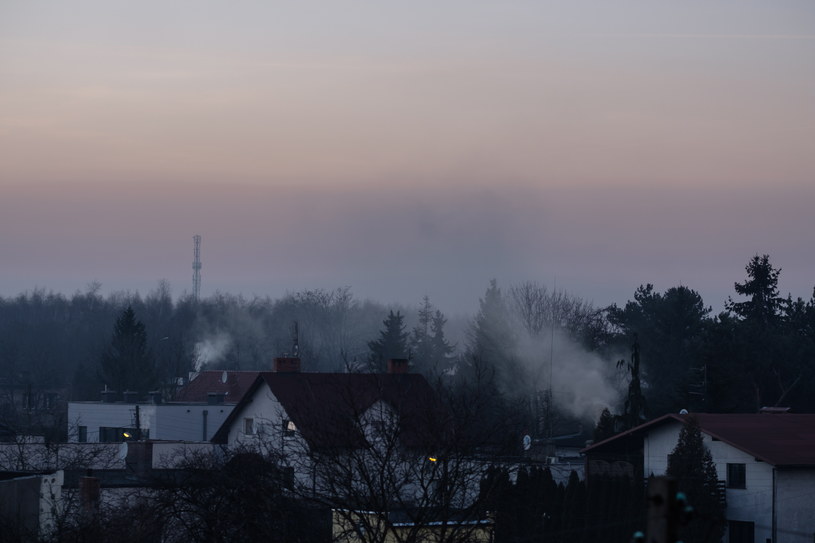 Smog nad Naramowicami w Poznaniu /Jakub Kaczmarczyk /PAP