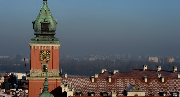 Smog nad Warszawą /PAP/Jacek Turczyk /PAP