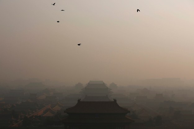Smog w Chinach: Tysiące fabryk normalnie pracuje /WU HONG /PAP/EPA