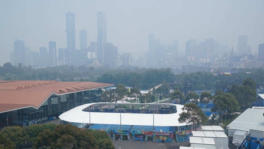 Smog w Melbourne /Michael Dodge /PAP/EPA