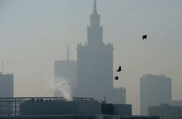Smog w Warszawie /Jacek Turczyk /PAP