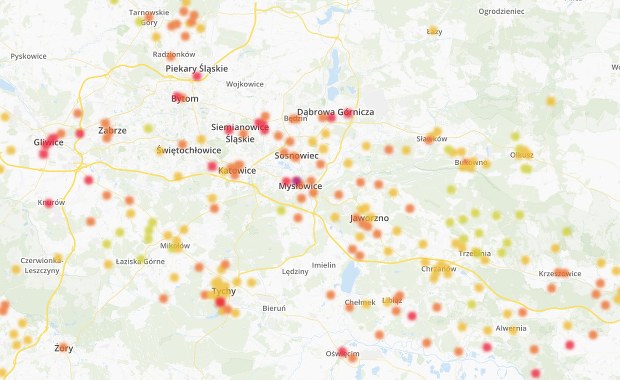 Smog wisi nad Śląskiem