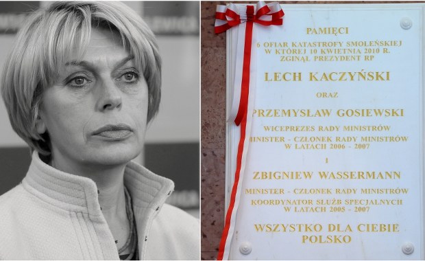 Smoleńska tablica bez Jarugi-Nowackiej. Zmiany nie będzie