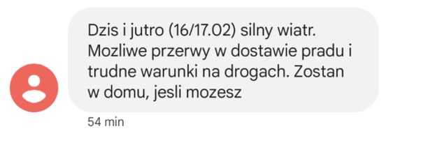 SMS-y o takiej treści zostały rozesłane przez RCB /RMF FM