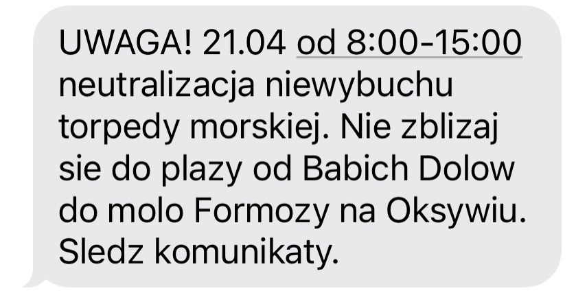 SMS z ostrzeżeniem /Kuba Kaługa /RMF FM
