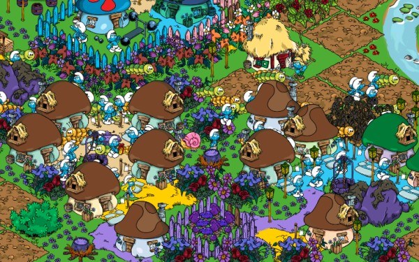 Smurfs' Village - motyw z gry /CDA
