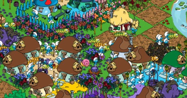 Smurfs' Village - motyw z gry /CDA