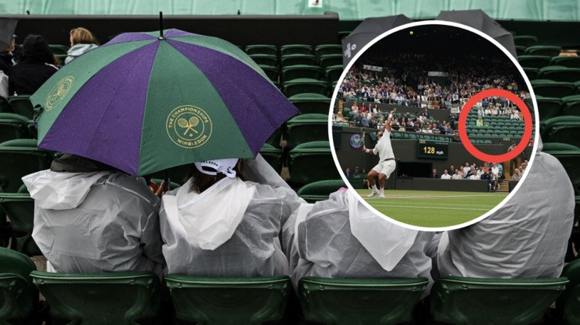 Smutne obrazki na Wimbledonie, to poszło w świat. Jest reakcja