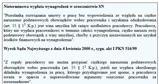 SN o wypłatach wynagrodzeń /Gazeta Podatkowa